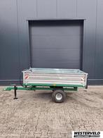Gebruikte Agro T1500 mini kieper t.b.v. mini tractor 1500kg, Zakelijke goederen, Agrarisch | Werktuigen, Agro, Info@westerveldtuinmachines.nl