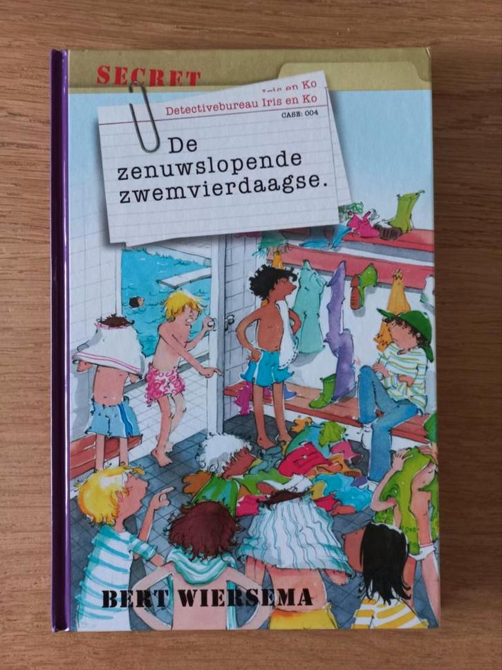 De zenuwslopende zwemvierdaagse, Bert Wiersema, chr. ZGAN!, Boeken, Kinderboeken | Jeugd | 10 tot 12 jaar, Zo goed als nieuw, Ophalen of Verzenden