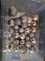 Complete kerstboomversiering zilver, Diversen, Kerst, Ophalen of Verzenden, Zo goed als nieuw