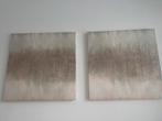 Wand decoratie 2 stuks 60x 60, Ophalen of Verzenden, Zo goed als nieuw