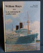MS Willem Ruys ondergang Achille Lauro Rotterdamsche Lloyd, Verzamelen, Ophalen of Verzenden, Zo goed als nieuw, Motorboot, Boek of Tijdschrift