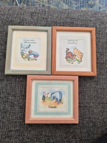 3 winnie the pooh lijstjes beschikbaar voor biedingen