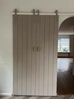 Houten schuifdeur, Binnendeur, Zo goed als nieuw, Schuifdeur, 200 tot 215 cm