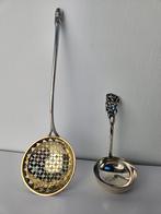 Antieke Verzilverde Lepels, Antiek en Kunst, Ophalen of Verzenden