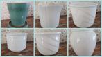 1380 vintage bloempotten overpotten keramiek bloempot pot, Tuin en Terras, Rond, Ophalen of Verzenden, Zo goed als nieuw, Minder dan 25 cm