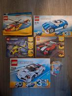 LEGO Creator Sets: 5866, 6913, 31092, 31100, 30020, 31006, Ophalen of Verzenden, Gebruikt, Complete set, Lego