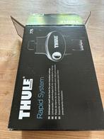 Thule 775 voeten en 2 Thule squarebars 150, Gebruikt, Ophalen