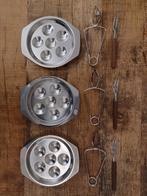 Escargot Bestekset - 3 delig, Huis en Inrichting, Ophalen, Nieuw, Rvs of Chroom, Bestekset