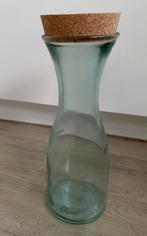 Jamie Oliver water karaf glas 0.8L met kurk stopper NIEUW, Nieuw, Glas, Overige stijlen, Glas of Glazen