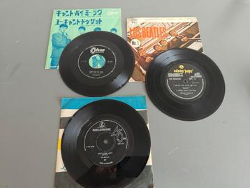 3 Beatles rare singles Japan  Argentinië vinyl lp collectie beschikbaar voor biedingen