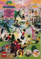 retro reclame 1992 Lego Paradisa vakantie met paarden, Overige typen, Ophalen of Verzenden