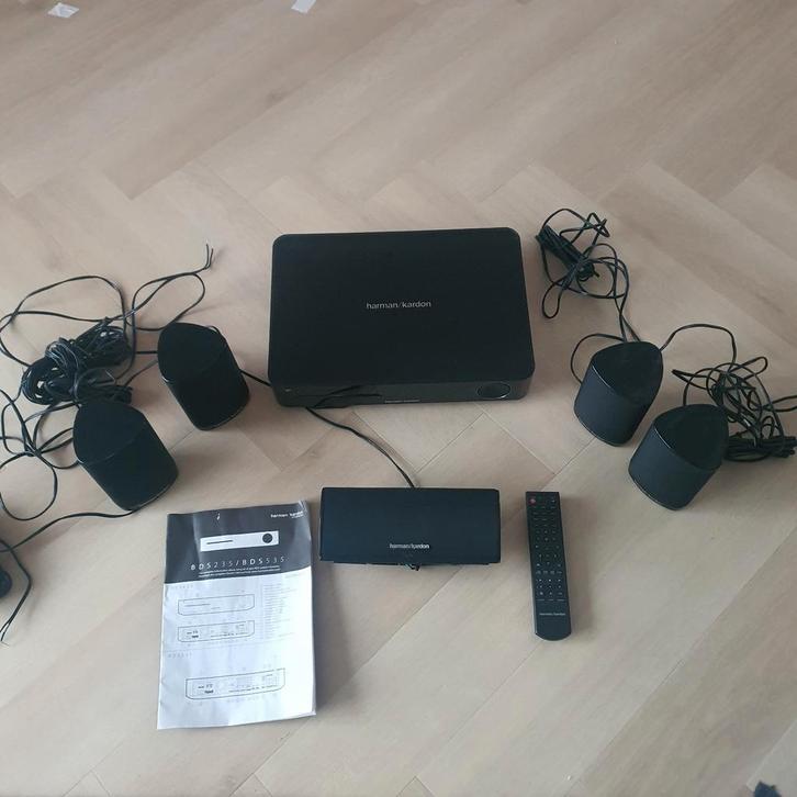 Harman Kardon BDS 535 - Blu-ray Home Cinema Systeem, Audio, Tv en Foto, Home Cinema-sets, Gebruikt, Blu-ray-speler, 5.1-systeem