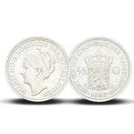 Wilhelmina ½ Gulden 1921 -1930 in coincard, Ophalen of Verzenden, Koningin Wilhelmina, Losse munt