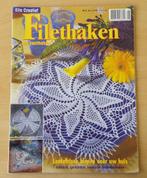 Haken - Ella Creatief - Filethaken - nr.8 - 2002, Hobby en Vrije tijd, Breien en Haken, Patroon of Boek, Gebruikt, Haken, Verzenden