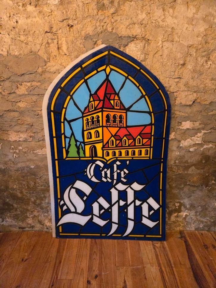 Uniek Groot Leffe Reclamebord - Mancave/Kroeg, Verzamelen, Merken en Reclamevoorwerpen, Ophalen