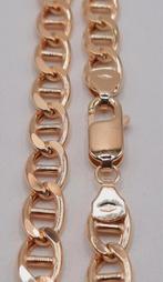 gouden platte ketting 14kt, Www.bredajuwelier.nl, Nieuw, Ophalen of Verzenden, Www.bredajuwelier.nl