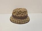 Gucci GG Canvas Bucket Hat met Bon, 60 cm (XL, 7½ inch) of meer, Hoed, Ophalen of Verzenden, Zo goed als nieuw