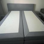 Licht grijze Karlsson boxspring 160x200 in super goede staat, Ophalen, Gebruikt, Tweepersoons, 200 cm