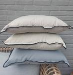Kussens naturel 50x50 creme zand grijs Cushion 3 stuks Nieuw, Huis en Inrichting, Woonaccessoires | Kussens, Ophalen of Verzenden