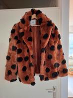 Teddy jas met zwarte stippen, ICHI, Bruin, Ophalen of Verzenden, Zo goed als nieuw