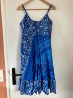 Prachtige blauwe bohemien India jurk S/M/38, Kleding | Dames, Jurken, Maat 38/40 (M), Blauw, Ophalen of Verzenden, Zo goed als nieuw