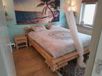 Tweepersoons bamboe bed, Ophalen, Tweepersoons, Zo goed als nieuw, 180 cm