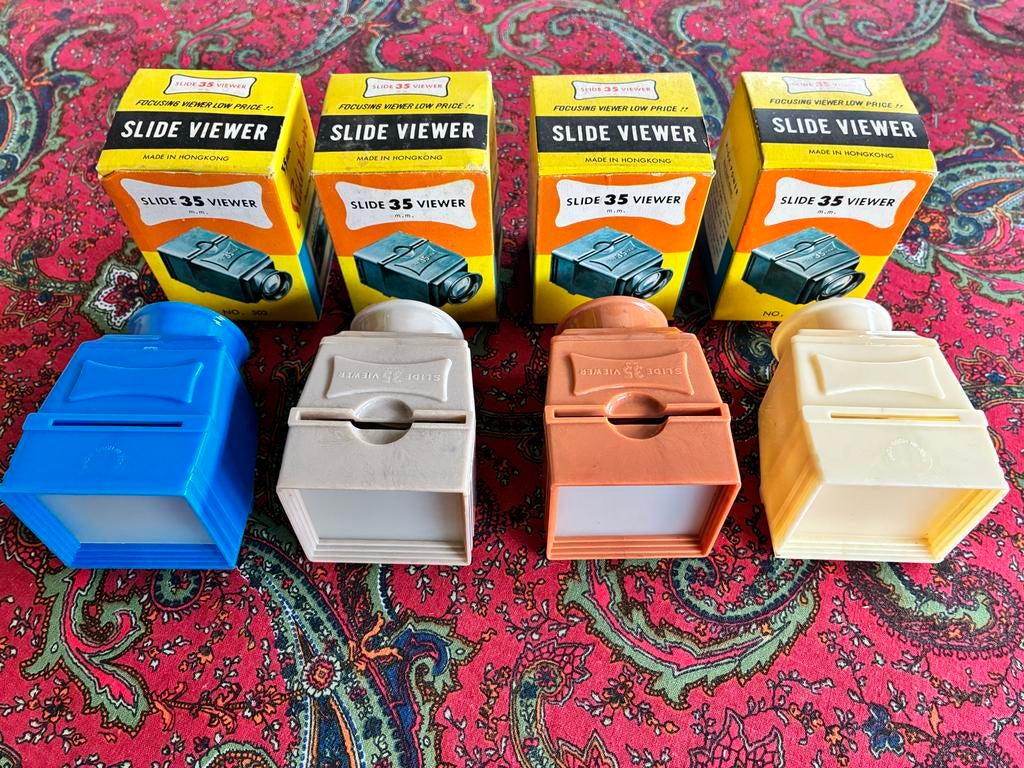 Meerdere Vintage slide 35 Viewer Jaren '50-'60 *NIEUW*, Ophalen of Verzenden, Nieuw, Met scherm