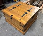 Houten tafel / kist, Ophalen, Gebruikt, 50 tot 100 cm, Vierkant