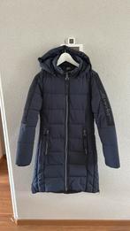 Lange winterjas s’questo mt 34, Kleding | Dames, Ophalen of Verzenden, Zo goed als nieuw, Maat 34 (XS) of kleiner, Blauw