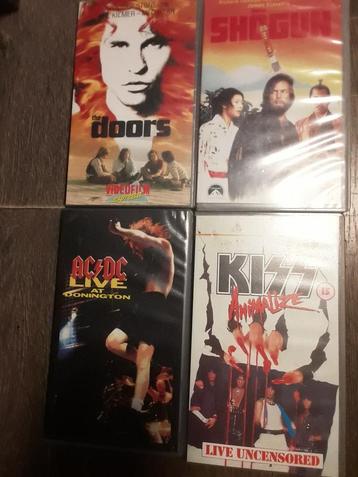 4 originele vhs videobanden. beschikbaar voor biedingen