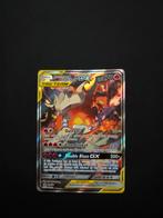 Charizard & Reshiram GX Tag Team Pokemon, Ophalen of Verzenden, Zo goed als nieuw, Booster, Foil