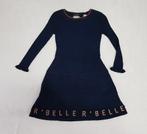 Prachtige SCOTCH R'BELLE jurk donker blauw gebreid mt 8/128., Zo goed als nieuw, Jurk of Rok, Scotch R'belle, Verzenden