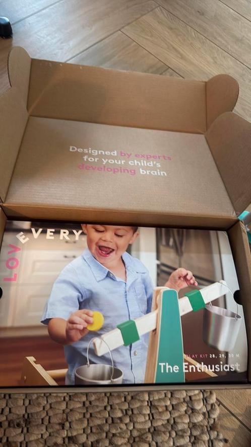Lovevery Play kit the enthusiast 28,29,30 month, Kinderen en Baby's, Speelgoed | Babyspeelgoed, Zo goed als nieuw, Overige typen