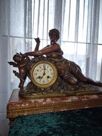 Antieke Franse pendule met vazen, Antiek en Kunst, Antiek | Klokken, Ophalen