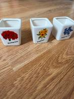Leuke Bloempotjes - Set van 3, Gebruikt, Vierkant, Binnen, Ophalen of Verzenden