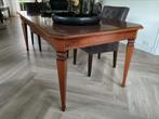 Kersenhouten  eettafel, 200 cm of meer, Zo goed als nieuw, Vijf personen of meer, Rechthoekig