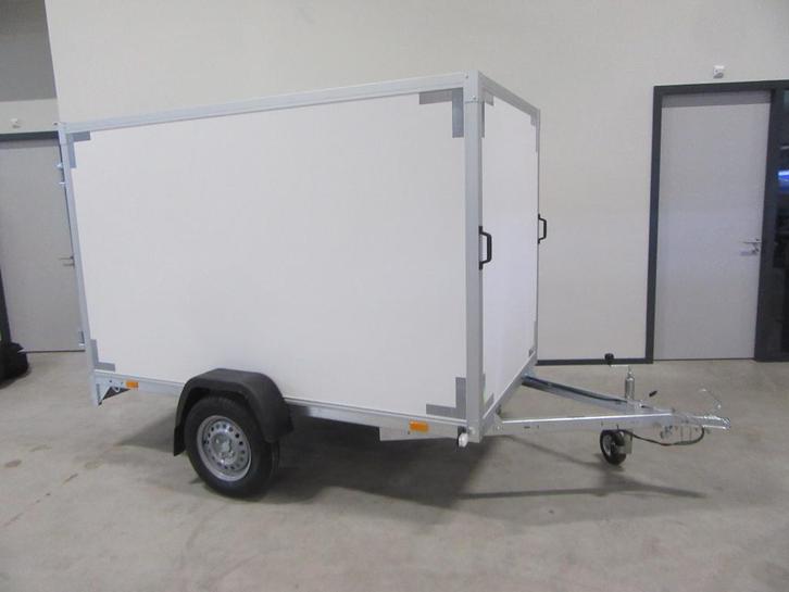 Gesloten VDM enkelasser. Diverse afmetingen, Auto diversen, Aanhangers en Bagagewagens, Nieuw, Ophalen