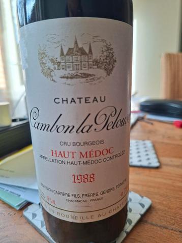 Rode Wijn - Chateau Cambon la Pelouse 1988 Haut Medoc beschikbaar voor biedingen