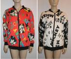 Mickey Mouse Disney fashion vintage reversible jas maat M L, Ophalen of Verzenden, Mickey Mouse, Gebruikt, Kleding of Textiel