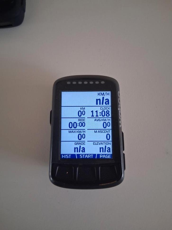 Wahoo ELEMNT Bolt Fietscomputer, Fietsen en Brommers, Fietsaccessoires | Fietscomputers, Gebruikt, Draadloos, GPS, Snelheidssensor