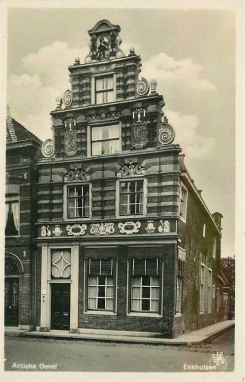 (300-266-023) Enkhuizen Antieke Gevel, Verzamelen, Ansichtkaarten | Nederland, Noord-Holland, Verzenden