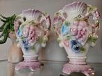 2 x vintage chinees parelmoer barbotine vaas 25x18cm set, Antiek en Kunst, Ophalen of Verzenden