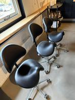 Gharieni werkstoel zadelzit anatomisch small zwart