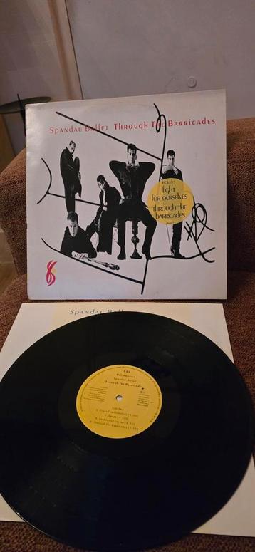 Lp/elpee  spandau ballet.  Through the barricades beschikbaar voor biedingen