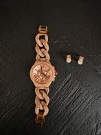 Zeldzame Michael Kors horloge met steentjes, Sieraden, Tassen en Uiterlijk, Horloges | Dames, Overige merken, Staal, Polshorloge