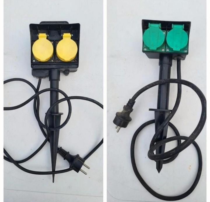 BRENNENSTUHL, Contactdozen, 2 stuks., Doe-het-zelf en Verbouw, Elektra en Kabels, Zo goed als nieuw, Overige typen, Ophalen of Verzenden