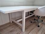Grote witte tafel Ikea, 265/220l x100d x 75h, Ophalen, Gebruikt, 200 cm of meer, 50 tot 100 cm