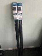 2x Verduisterend Rolgordijn Zwart 103x190cm, Huis en Inrichting, Stoffering | Gordijnen en Lamellen, Ophalen, 100 tot 150 cm, Zwart