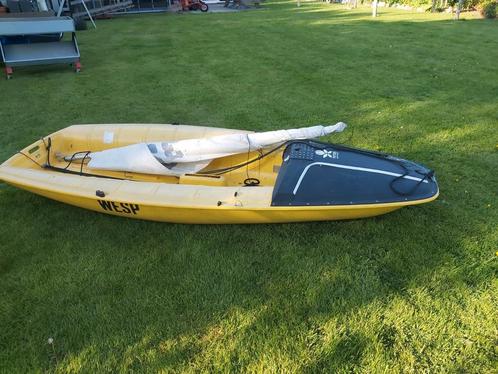 Leuke optimist open zeilbootje voor kinderen, compleet, Watersport en Boten, Kano's, Zo goed als nieuw, Overige typen, Ophalen