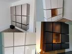 Design wandkast 9 kubussen OP MAAT IN ELKE GEWENSTE KLEUR, Verzenden, Nieuw, 25 tot 50 cm